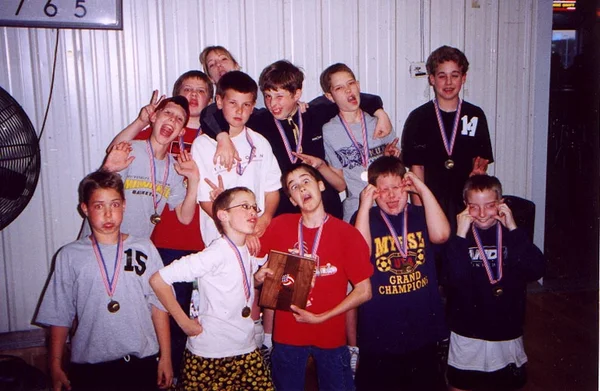 Kyle at ten with Southwest Volleyball club team